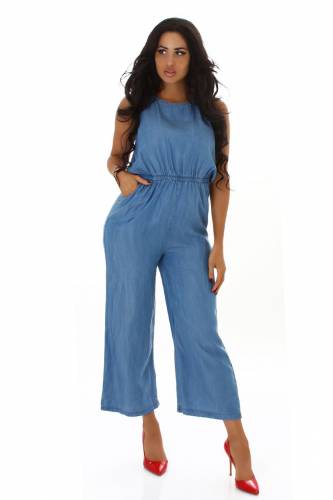 Loose Fit Jeans-Overall - blau