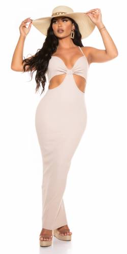 Robe Cut-Out Fiona - beige