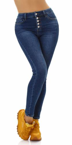 High Waist Jeans Maylea - dunkelblau